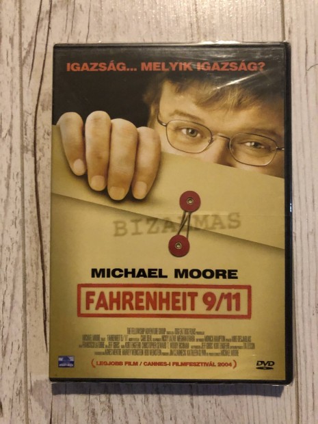 Fahrenheit 9/11 Michael Moore bontatlan DVD.