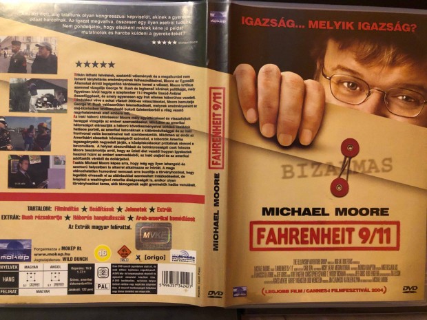 Fahrenheit 9/11 (karcmentes, Michael Moore) DVD