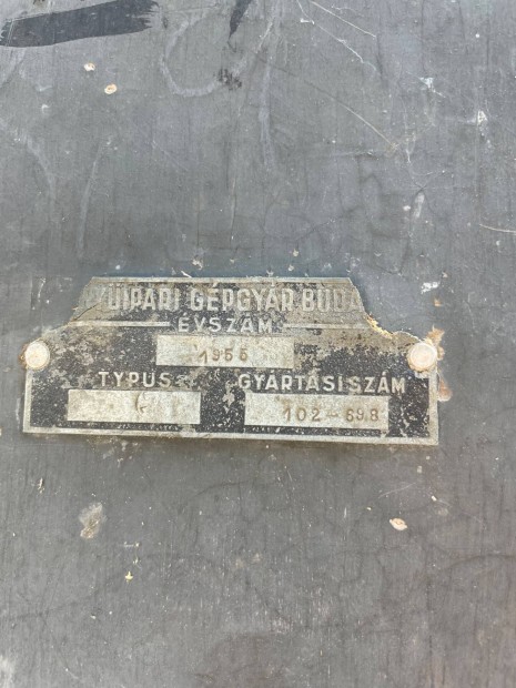 Faipari szalagfűrész gép Gyártási év 1956 800