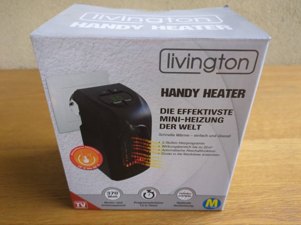 Fali hősugárzó, fűtőtest - Livington handy heater
