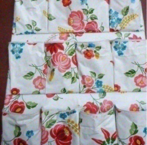 Fali polc rekeszes tároló 60x40 cm retro