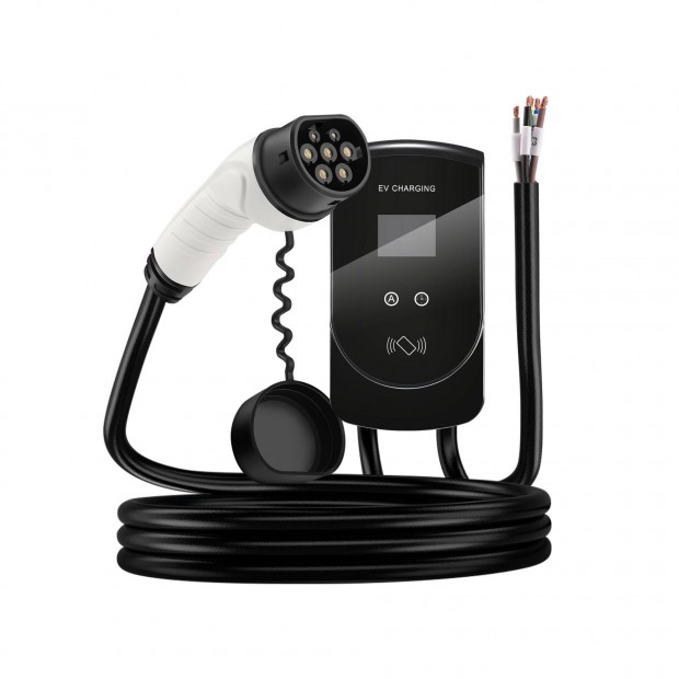Fali töltő elektromos autóhoz 7 kW | 1x32A | Smart | 5m Type 2 | Wifi