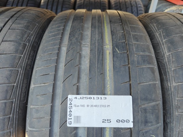Falken FK453 98Y 245/40R19 DOT0316 6MM HASZNÁLT NYÁRIGUMI Y 98 |