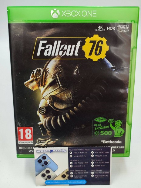 Fallout 76 Xbox One Garancival #konzl0222