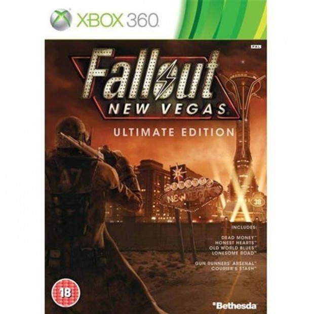 Fallout New Vegas (18) Ultimate Ed (2 Disc) eredeti Xbox 360 jtk