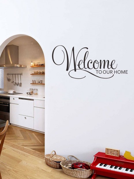 Falmatrica nappaliba - "Welcome to our home" felirat 2