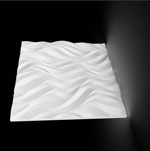 Falpanel 3D JEPS Flames, magyarországi címre kiszállítva 60x 60 cm , 2