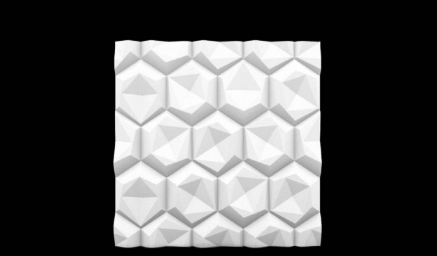 Falpanel 3D JEPS Hexagon, magyarorszgi cmre kiszlltva 60x 60 cm ,
