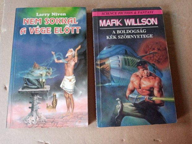 Fantasy regények - Jeffey Stone, Larry Niven, Mark Willson 3 db