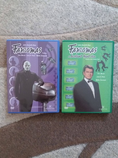 Fantomas + Fantomas a Scotland Yard ellen (2 DVD)