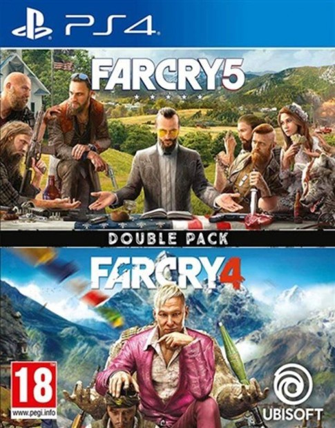 Far Cry 4 + Far Cry 5 (2 Discs) PS4 jtk