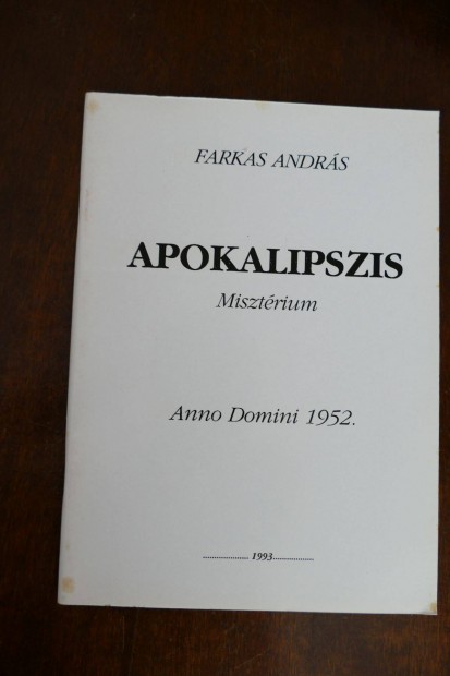 Farkas Andrs : Apokalipszis Misztrium