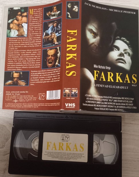 Farkas - horror vhs - Jack Nickholson