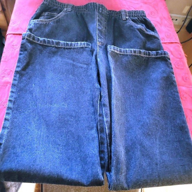 Farmer nadrág, egyenes szárú, gumis derekú 2XL
