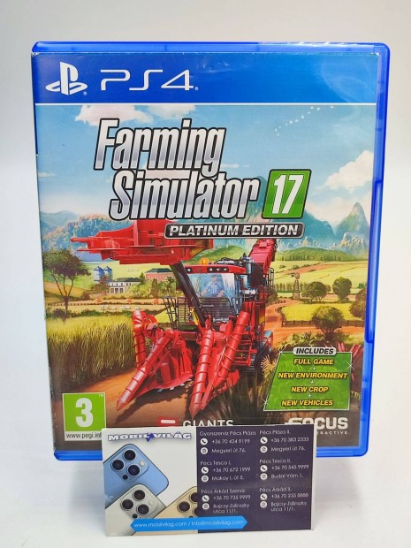 Farming Simulator 17 PS4 Garancival #konzl0717