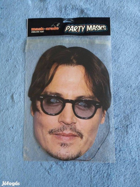 Farsangra! Johnny Depp papr larc, maszk