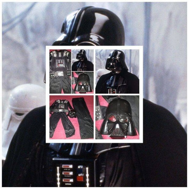 Farsangra! Star Wars - Darth Vader jelmezszett! 98-104-es!