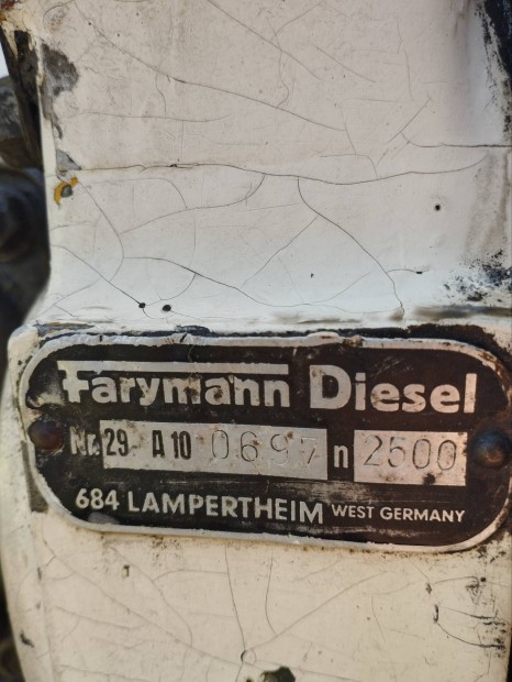 Farymann Diesel eladó hibásan!