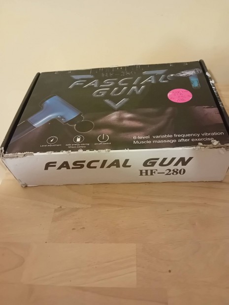 Fascial Gun - HF-280 - Masszzs pisztoly - Fekete
