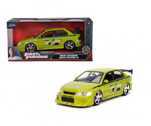 Fast & Furious Brian's Mitsubishi Lancer Evolution VII 1:24 Aut Model