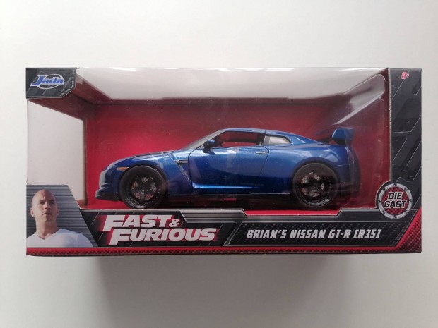 Fast & Furious Brian's Nissan GT-R (R35) 1:24 Aut Modell