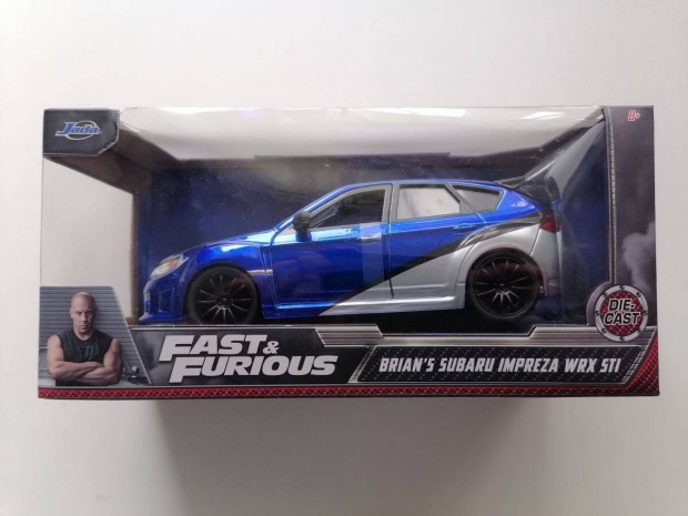 Fast & Furious Brian's Subaru Impreza Wrx STi 1:24 Aut modell