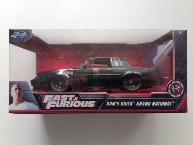 Fast & Furious Dom's Buick Grand National 1:24 Aut modell