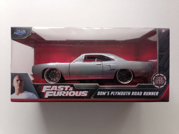 Fast & Furious Dom's Plymouth Road Runner 1:24 Aut modell