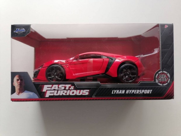 Fast & Furious Hallos Iramban Lykan Hypersport 1:24 Aut modell