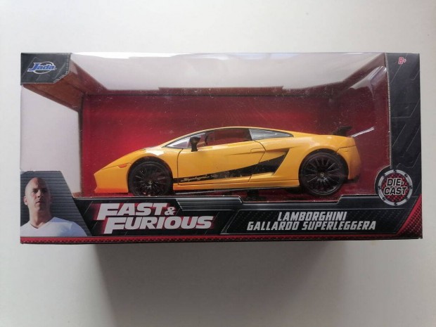 Fast & Furious Lamborghini Gallardo Superleggera 1:24 Aut modell