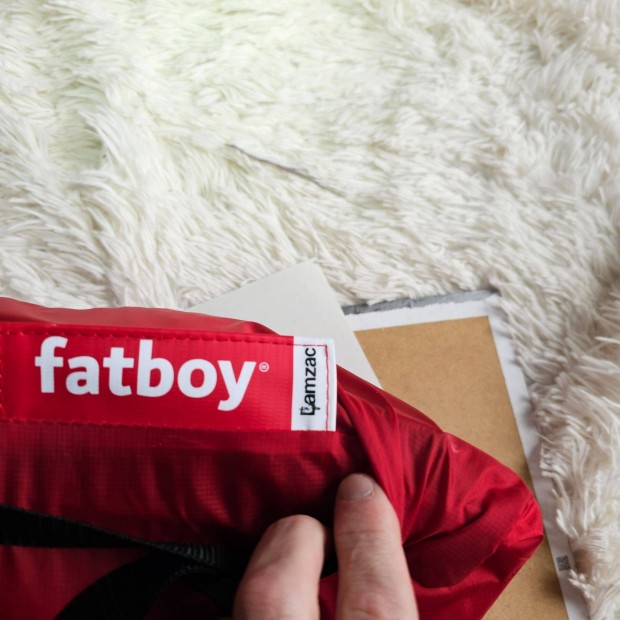 Fatboy Lamza felfjhat napozgy, piros teljesen j