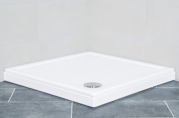 Favorit ULTRA SLIM zuhanytlca szgletes, Zuhanyszifonnal 80 x 80 cm