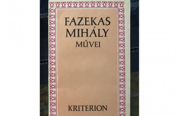 Fazekas Mihly mvei (Kriterion Kiad, 1989) - nagyon j llapotban