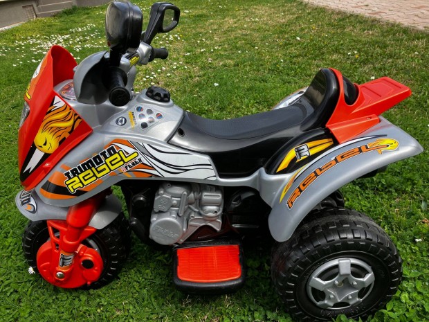 Feber akkumulátoros, 3 kerekű, motor, új akksival