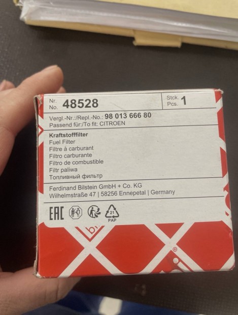 Febi Bilstein 48528 - �zemanyagsz�r�