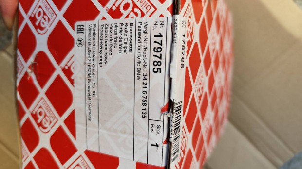 Febi bilstein 179785 E46 BMW bal hátsó fék nyereg Új