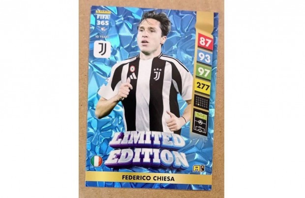 Federico Chiesa Juventus Limited Edition focis krtya Panini FIFA 2025