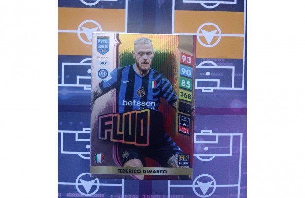 Federico Dimarco (Inter) Fifa 365 2025 Fluo focis krtya