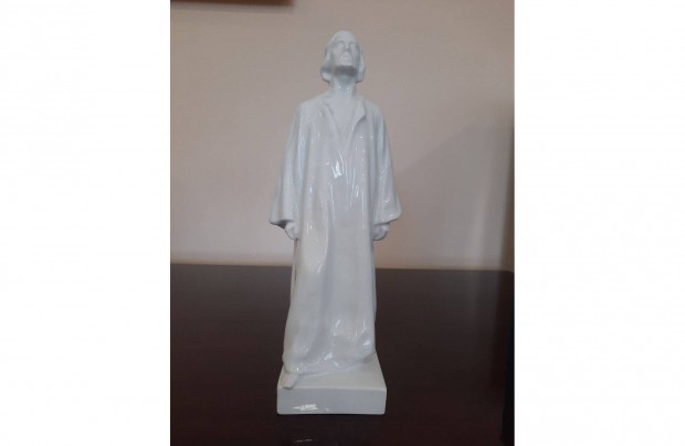 Fehr Herendi porceln Jzus szobor, figura elad