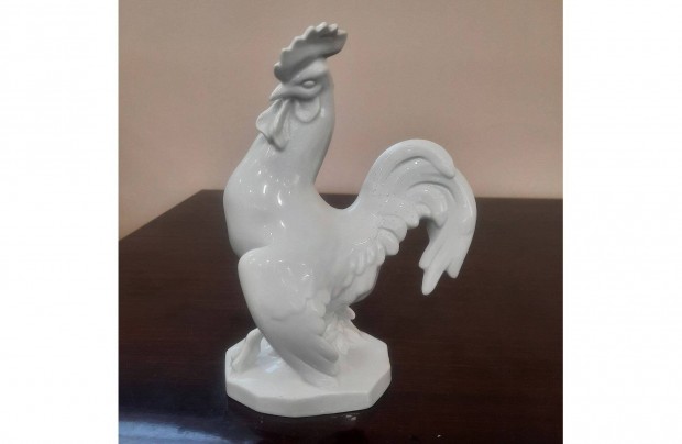 Fehr Herendi porceln kakas figura elad! 23 cm magas