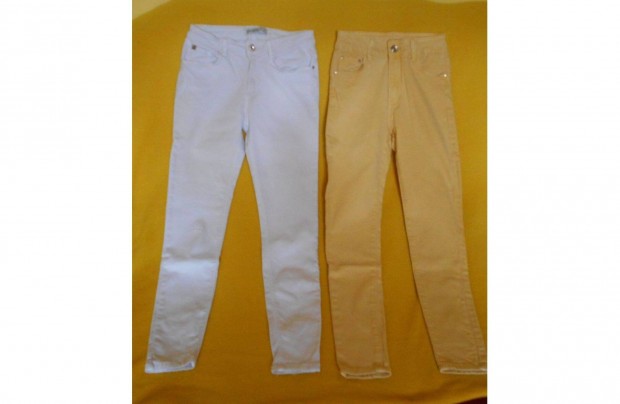 Fehr, Zara kislny farmernadrg, s srga: Jeans. 14 v, 158-164