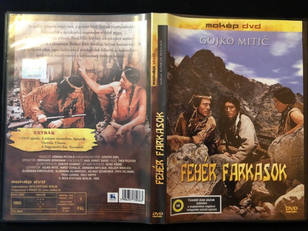 Fehr farkasok DVD (ritkasg, Gojko Mitic, MOKP kiads)