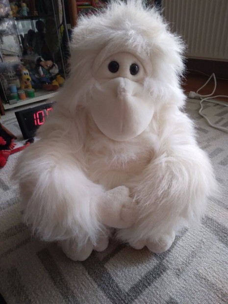Fehr gorilla majom plss 60cm lve jszer