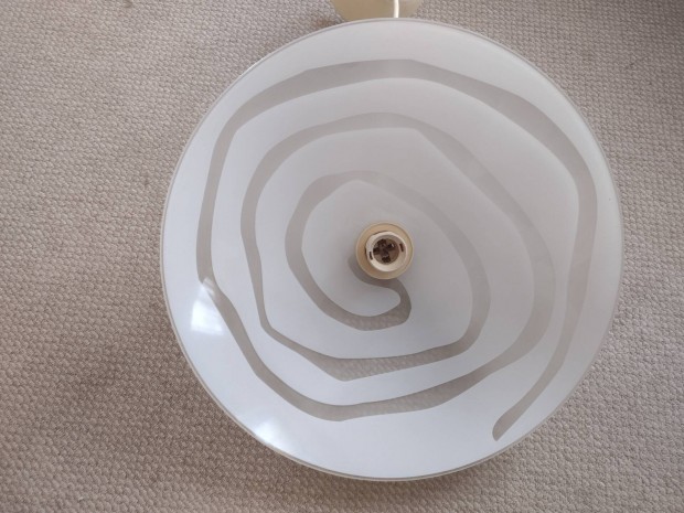 Fehér konyhai csillár, mennyezeti lámpa 40 cm átmérő