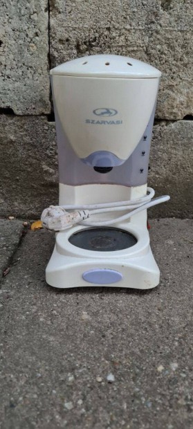 Fehér-lila Szarvasi filteres tea - kávéfőző eladó
