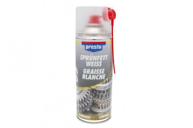 Fehér zsírspray Presto 400ml