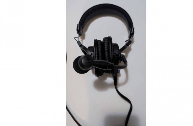 Fejhallgató mikrofonnal audio-technica Bphs1