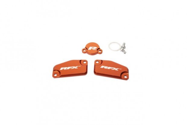 Fék / Kuplung Munkahenger Fedél (szett) RFX Pro narancssárga KTM SX65
