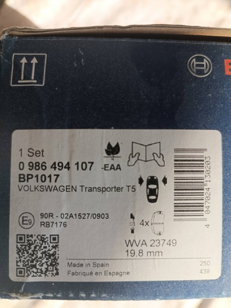 F�kbet�t els� Wv T5 1 