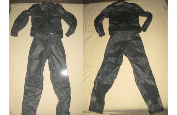 Fekete 2 r�szes motoros b�rruha 38/40-s Wintex / Stretline / Gerike